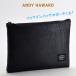 ANDY HAWARD 23471 Anne ti Howard 23471 кожзаменитель сумка органайзер сцепление 30×21×1cm документы inserting сделано в Японии B5 размер место хранения черный * Camel 