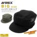 AVIREX �j�b�g ���[�N�L���b�v �A�r���b�N�X �傫���T�C�Y 59-62cm �j�b�g�X �I�X���L���b�v �����Y �u�����h �u���b�N �O���[ �A�N����
