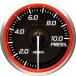Defi �f�t�B DF19602 ���[�T�[�Q�[�WN2�v���X ��60 ���͌v 0�`1000kPa ���b�h���f�� Racer Gauge N2 Plus
