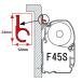  направляющие 300 3.0m установка для направляющие FIAMMA F45S боковой навес для детали 