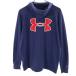 UNDER ARMOUR Under Armor задний Logo тренировка длинный рукав UA Charge do хлопок Zip Parker MD темно-синий мужской б/у одежда б/у 