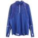 PUMA Puma тренировка длинный рукав одежда XL голубой половина Zip мужской б/у одежда б/у 