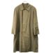 Burberrys Burberry z90s Old пальто с отложным воротником 92-170 бежевый покрывало подкладка есть обратная сторона в клетку мужской б/у одежда б/у 