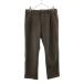 BEAMS HEART Beams Heart широкий брюки L Brown задний талия резина мужской б/у одежда б/у 