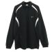 NIKE Nike тренировка длинный рукав половина Zip одежда L черный мужской б/у одежда б/у 