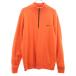 NIKE GOLF Nike Golf шерсть Blend Golf длинный рукав половина Zip свитер M orange вязаный мужской б/у одежда б/у 
