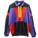 adidas Adidas 80s Vintage десять тысяч национальный флаг бирка многоцветный to зеркальный . il Logo спортивная куртка M капот недостача мужской б/у одежда б/у 