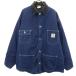 Carhartt Carhartt 80s 90s Old Denim choa пальто индиго комбинезон обратная сторона покрывало мужской б/у одежда б/у 