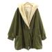 SNIDEL Snidel автомобиль - кольцо боа капот Mod's Coat F оливковый серия женский б/у одежда б/у 