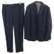 BLACK LABEL CRESTBRIDGE Black Label k rest Bridge сделано в Японии шерсть костюм верх и низ выставить 42L темно-синий три . association мужской б/у одежда б/у 