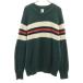 GAP Gap шерсть Blend свитер с длинным рукавом L оттенок зеленого вязаный мужской б/у одежда б/у 