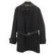 BURBERRY BLACK LABEL Burberry Black Label пальто с отложным воротником L черный три . association мужской б/у одежда б/у 