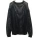 BEAUTY&amp;YOUTH UNITED ARROWS красота and Youth United Arrows хлопок длинный рукав ... плетеный свитер XL оттенок зеленого вязаный мужской б/у одежда б/у 