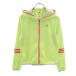 adidas Adidas ветровка L neon желтый обратная сторона сетка женский б/у одежда б/у 