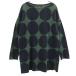 UNIQLO Uniqlo marimekko Marimekko сотрудничество за границей ограничение точка рисунок длинный рукав туника M зеленый полька-дот женский б/у одежда б/у 