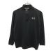 UNDER ARMOUR Under Armor тренировка длинный рукав половина Zip одежда YLG черный Kids б/у одежда б/у 