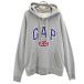GAP Gap длинный рукав тренировочный Parker M серый тянуть over мужской б/у одежда б/у 