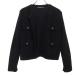 ZARA KNIT Zara вязаный вязаный жакет S черный женский б/у одежда б/у 