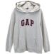 GAP Gap длинный рукав тренировочный Parker L серый тянуть over обратная сторона ворсистый женский б/у одежда б/у 
