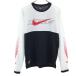 NIKE Nike тренировка длинный рукав стандартный Fit сетка одежда S черный мужской б/у одежда б/у 