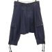  Comme des Garcons Homme pryus2014 год сделано в Японии PO-P054 шаровары XS оттенок голубого COMME des GARCONS HOMME PLUS мужской б/у одежда б/у 