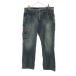 GL HEARTji- L Heart Denim painter's pants W34 индиго джинсы мужской б/у одежда б/у 