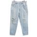 BIG JOHN Big John конический Denim брюки W34 ice blue джинсы мужской б/у одежда б/у 