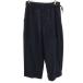 Yohji Yamamoto Yohji Yamamoto сделано в Японии tuck широкий брюки SS темно-синий лодыжка длина мужской б/у одежда б/у 