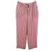 ZARA Trafaluc collection Zara to черновой . look коллекция полоса рисунок лодыжка брюки S Pink Lady -s б/у одежда б/у 