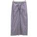 ZARA WOMAN Zara u- man полоса рисунок легкий брюки XS темно-синий женский б/у одежда б/у 
