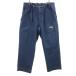 GREEN BOWL зеленый миска подтяжки имеется Work Denim брюки woshu голубой джинсы мужской б/у одежда б/у 