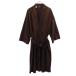 one size robe 70s Vintage bell спальное место style low b пальто F Brown мужской б/у одежда б/у 