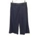 theory теория linen Blend широкий укороченные брюки 2 темно-синий стрейч женский б/у одежда б/у 
