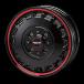 BahnsTech KT-Stream 14 дюймовый 4.5J 4H100+45 Black Red Clear