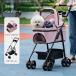  домашнее животное Cart складной одним движением независимый разделение тип 3way держатель для напитков имеется много голова кошка собака двоякое применение маленький размер собака средний собака легкий домашнее животное передвижная корзинка compact прогулка . покупка 