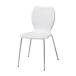  Cafe стул - Smart кожа стул белый LFP-PVC03-WHN