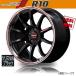 ۥ뿷 1ܤΤ ޥ륫 M.I.D RMP RACING R10 C֥å/PO+RED 18 5H114.3 7.5J+50 73.0 4̵ܹ