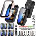 HUAWEI Band10 Band 9 �P�[�X PC�t���[��+�����K���X�t�B���� huawei Band 8 �J�o�[ �t�@�[�E�F�C �o���h 10 �P�[�X �N���A Huawei Band8 �ی�J�o�[