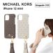 MICHAEL KORS iPhone12mini   ޥ륳 Slim Wrap Case Signature with Hand Strap Magsafe ޥۥ Ź