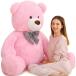 MaoGoLan Giant Pink Teddy Bear 55 inch Life Size Big Bear Large Stuffed Animals for Girlfriend ¹͢