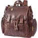 Claire Chase Legendary Jumbo Backpack, Dark Brown, One Size ¹͢