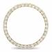 Ewatchparts MIDSIZE 1.50CT BEAD SET DIAMOND BEZEL 14K YELLOW GOLD COMPATIBLE WITH ROLEX DATEJUST 31MM ¹͢