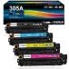 305A Black,Cyan,Magenta,Yellow Toner Cartridges 4 Pack for HP Laserjet Pro 400 Color M451dn M451nw M451dw MFP M475dw M475dn Pro 300 M375nw  ¹͢