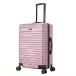 InUSA DEEP Luggage with GEL Handle | Spacious Traveling Suitcases, Travel Suitcase with Dual Spinner Wheels and Studs | 24 Inch Medium Hard ¹͢