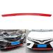 Xotic Tech Front Bumper Chin Spoiler Lip Splitter Center Piece Cover Trim, Glossy Red, Compatible with Toyota Camry SE XSE 2018-2020 ¹͢