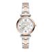Fossil Women's Carlie Mini Quartz Stainless Steel Three-Hand Watch, Color: Rose Gold/Silver (Model: ES5201) ¹͢