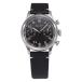 ACHARD Baltany Men Chronograph Watch 39.8mm Panda Pilot Quartz Wristwatch Sapphire 5ATM C3 Luminous 6S21 Rotatable Bezel (Black) ¹͢