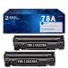 78A Toner Cartridge CE278A Replacement for HP 78A CE278A Toner M1536dnf P1606dn P1606n P1566 M1537dnf M1538dnf M1539dnf 2-Pack Black ¹͢