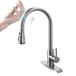 Ibergrif Touchless Kitchen Faucets, Kitchen Faucet with Pullout Sprayer, Stainless Steel Kitchen Sink Faucet, Single Handle Motion Sensor F ¹͢