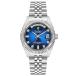 CADISEN Mens Automatic Mechanical Watch Casual Watches for Men Waterproof Sapphire Week Calendar (8229 Blue) ¹͢